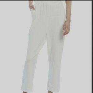Free People Movement Surfside Straight Leg High waist Track Pants White Large